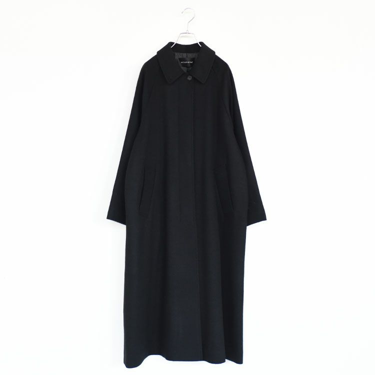 wool blend balmacaan coat ウールブレンド バルマカーンコート