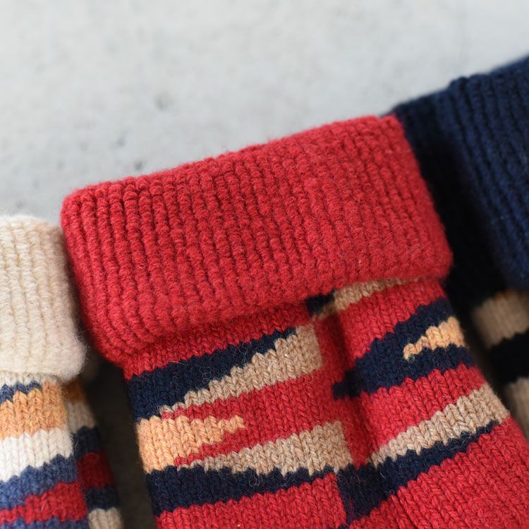 MERINO LAMBS WOOL ROOM SOCKS ”NATIVE”メリノラムウール ルームソックス "ネイティブ"