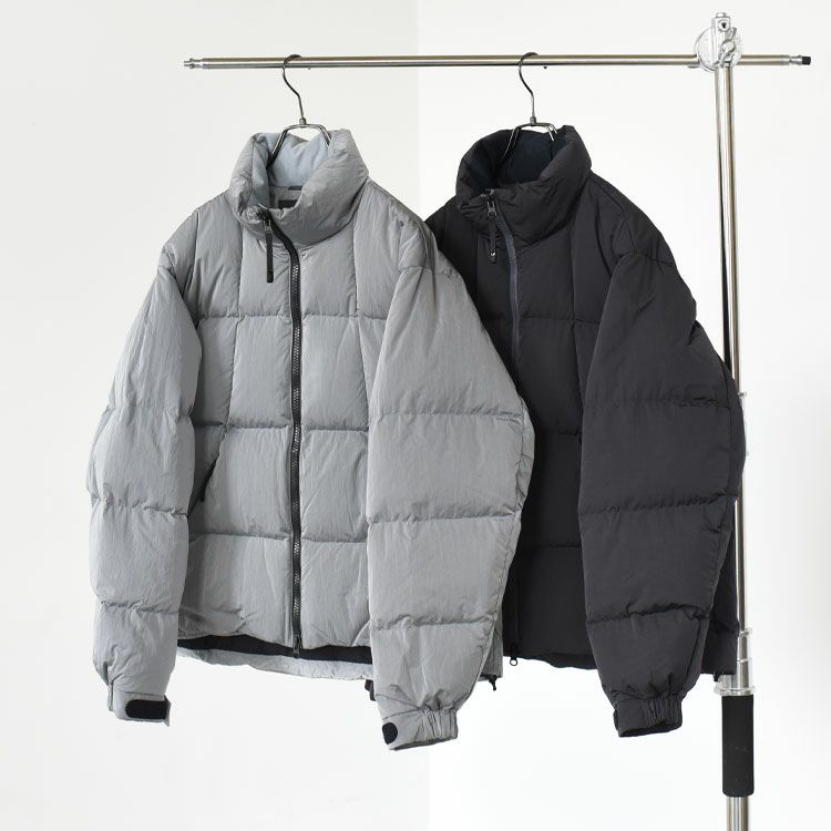DOPE DYED RIPPLE DOWN JACKET ドープダイドリップルナイロンダウンジャケット