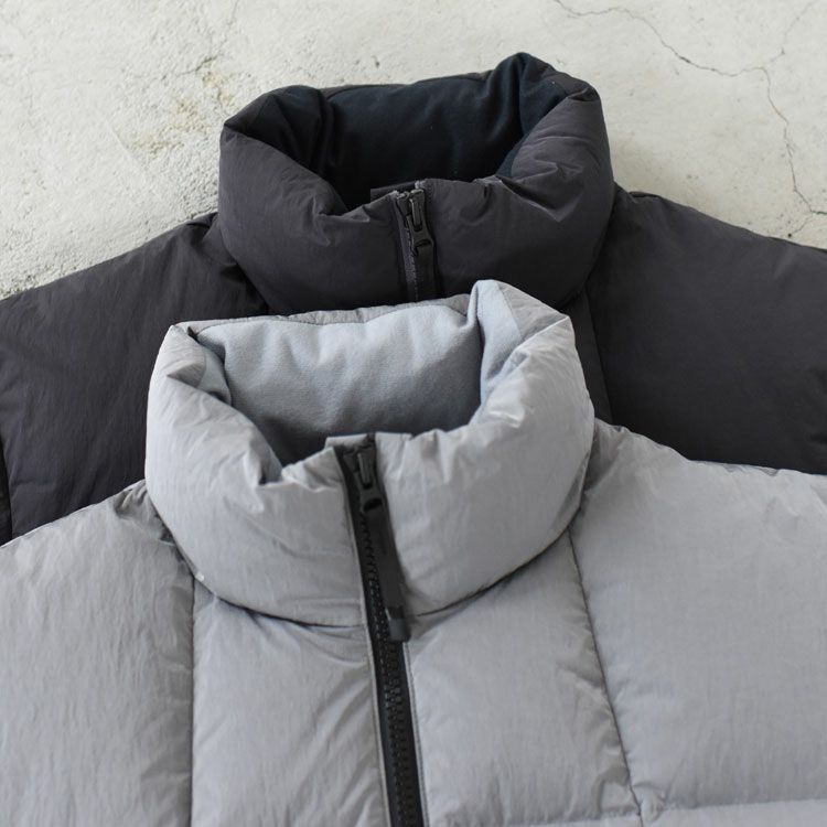 DOPE DYED RIPPLE DOWN JACKET ドープダイドリップルナイロンダウンジャケット