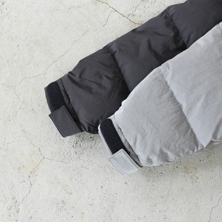 DOPE DYED RIPPLE DOWN JACKET ドープダイドリップルナイロンダウンジャケット
