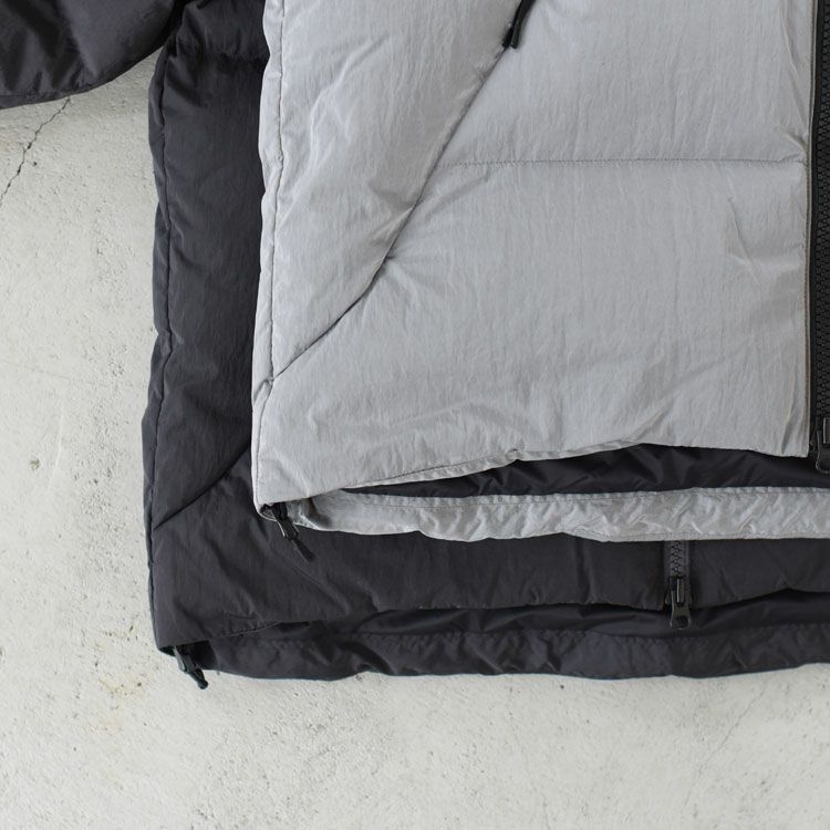 DOPE DYED RIPPLE DOWN JACKET ドープダイドリップルナイロンダウンジャケット