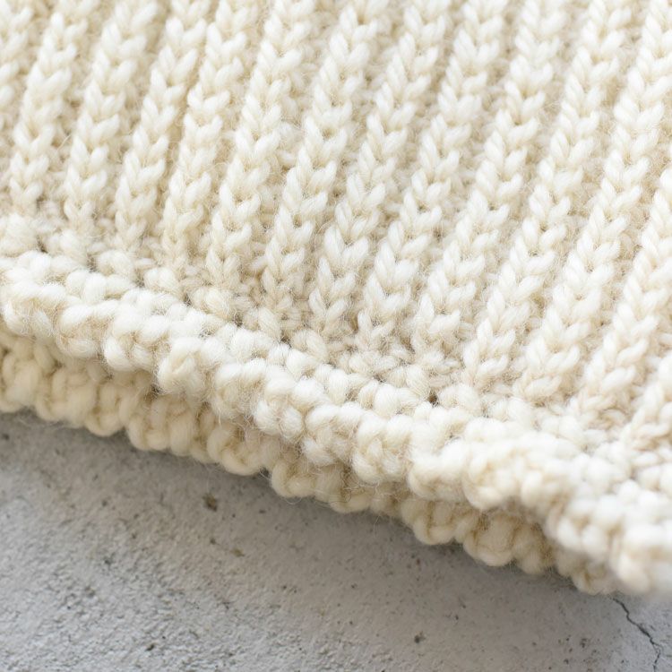 hand knit ruffle vest ハンドニット ラッフルベスト