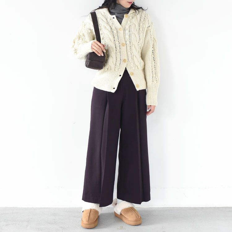 popcorn hand knit cardigan ポップコーン ハンドニットカーディガン