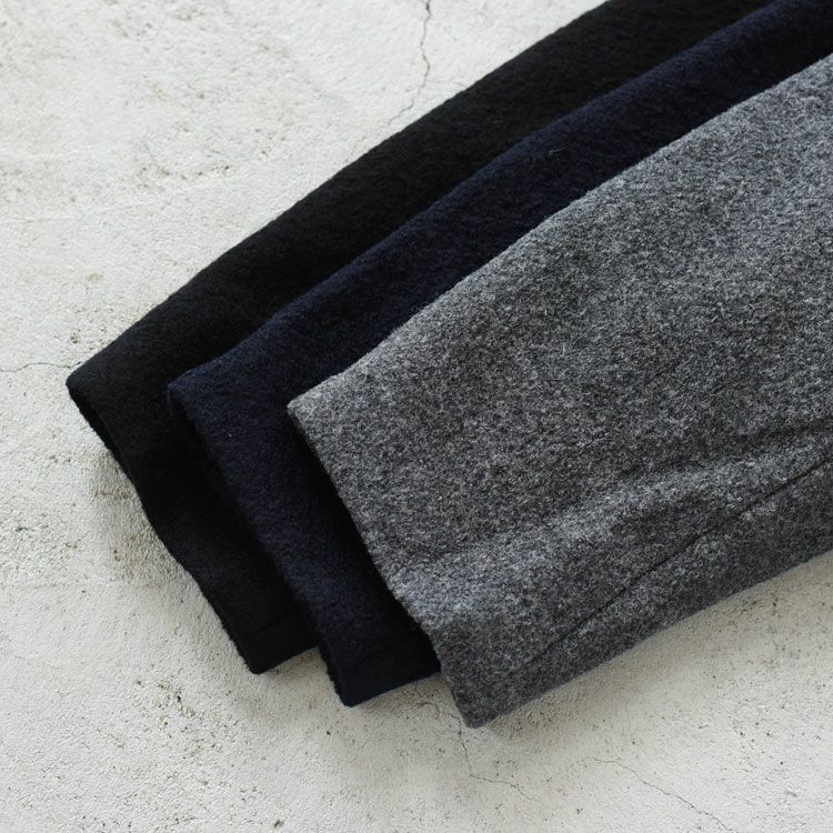 Collarless Cocoon Coat カラーレス コクーンコート