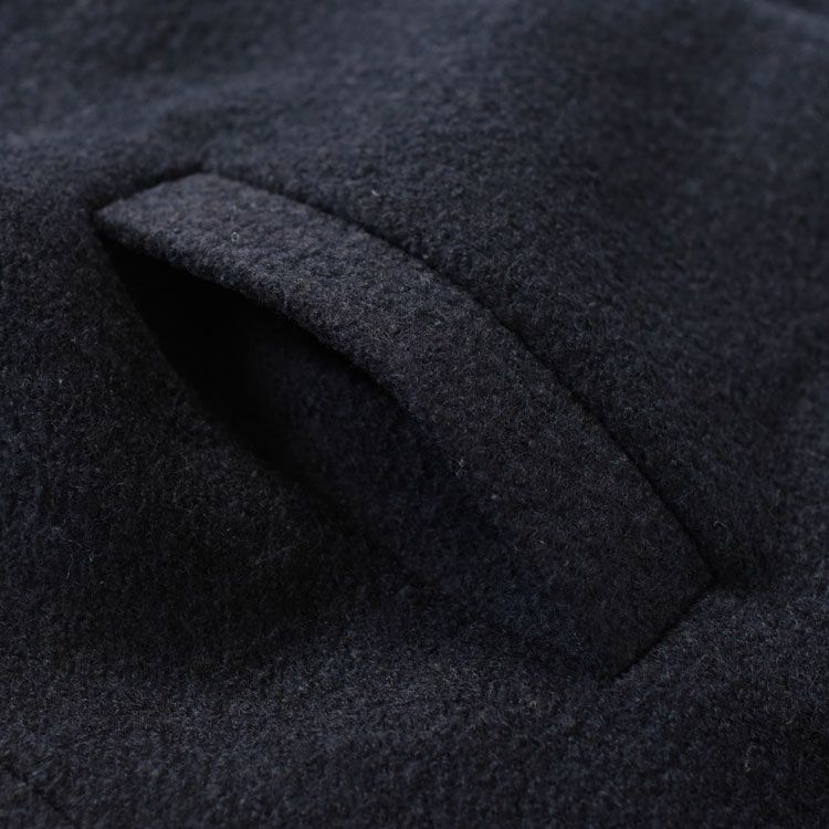 Collarless Cocoon Coat カラーレス コクーンコート