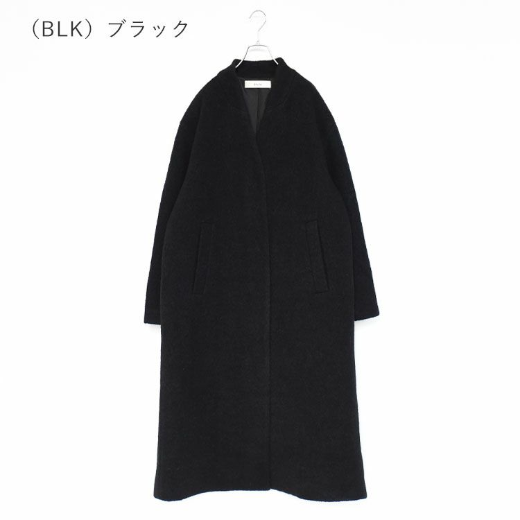 Collarless Cocoon Coat カラーレス コクーンコート