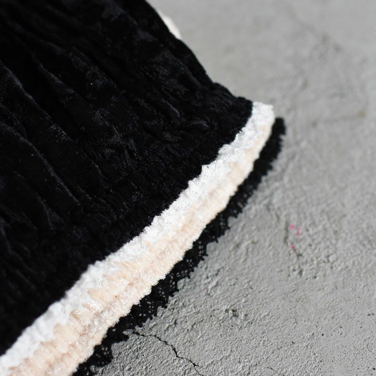 VELVET PLEATED SKIRT ベルベット プリーツスカート