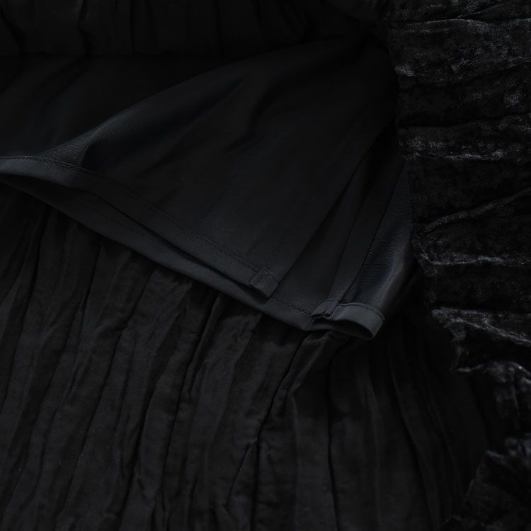 VELVET PLEATED SKIRT ベルベット プリーツスカート