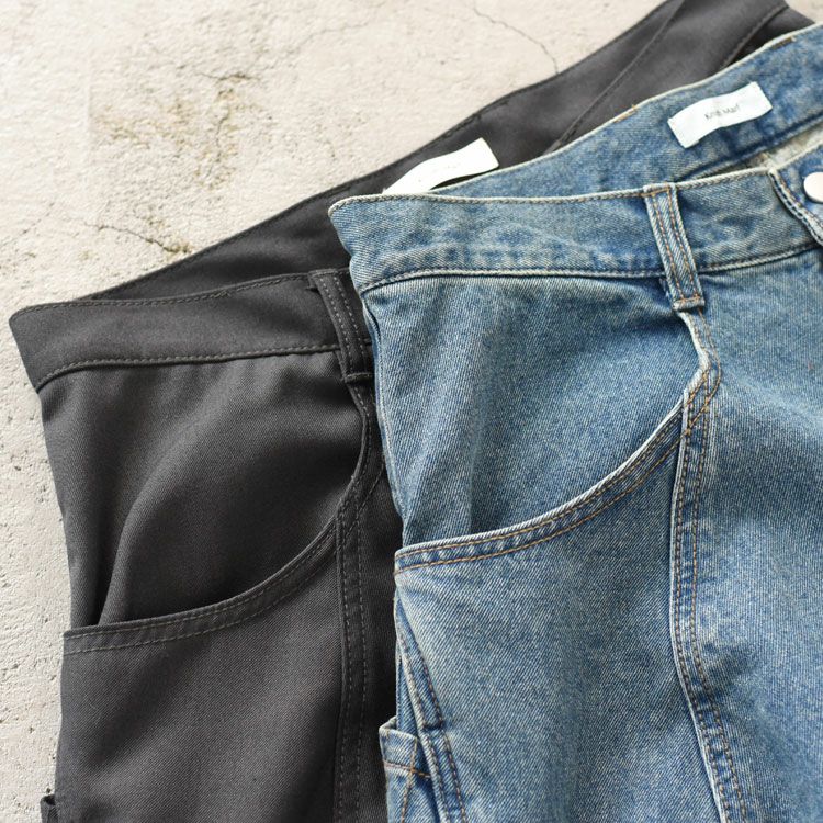 tuck design denim pants タックデザインデニムパンツ