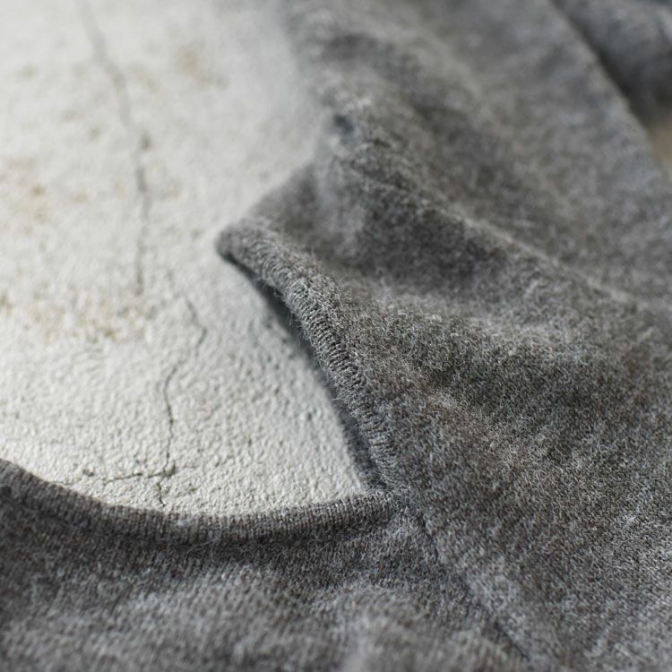 slim hooded knit スリムフーデッドニット