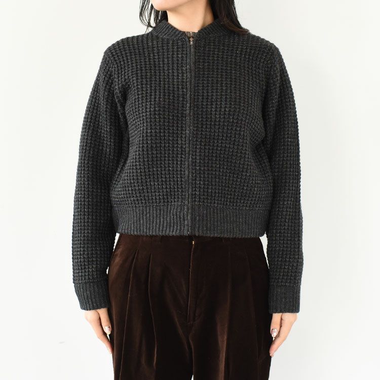 waffle zip blouson ワッフルジップブルゾン