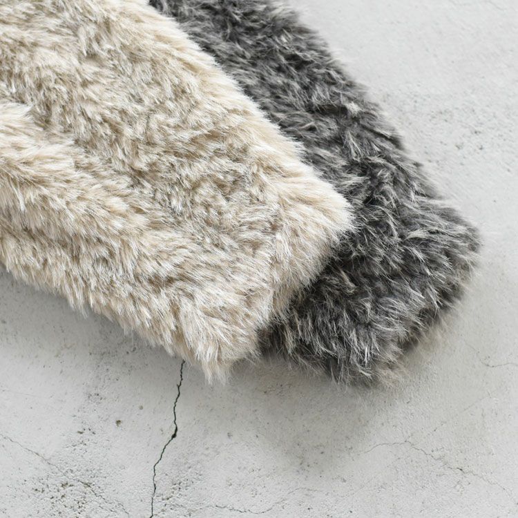 shaggy stand collar coat シャギースタンドカラーコート