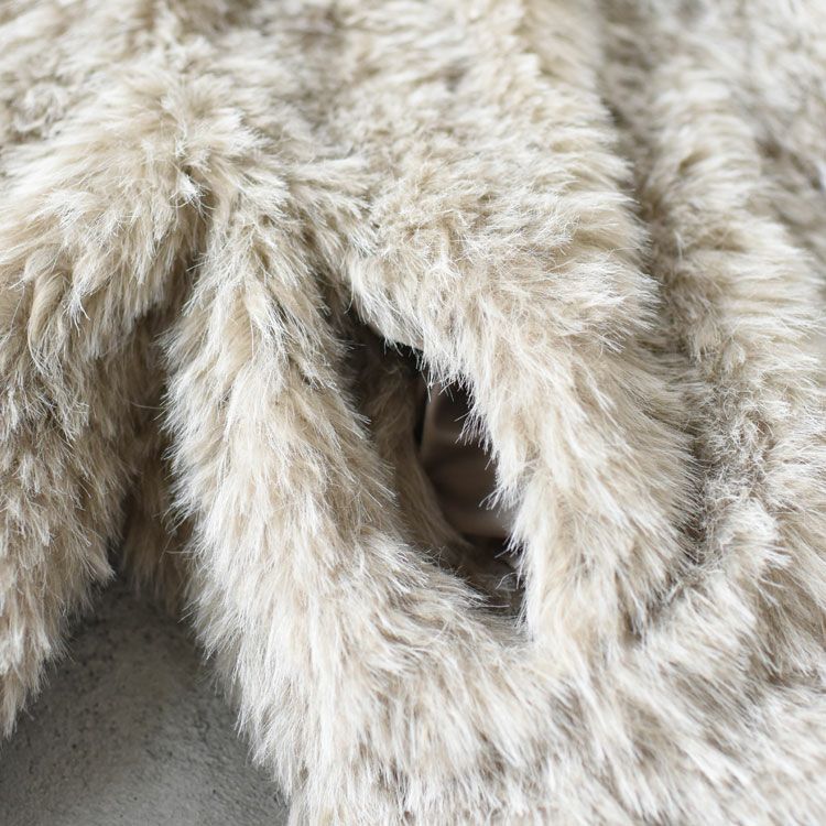 shaggy stand collar coat シャギースタンドカラーコート