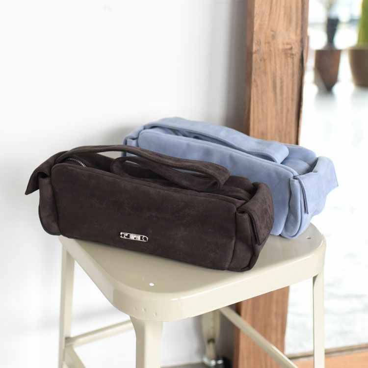 rectangle suede shoulder bag レクタングルスエードショルダーバッグ
