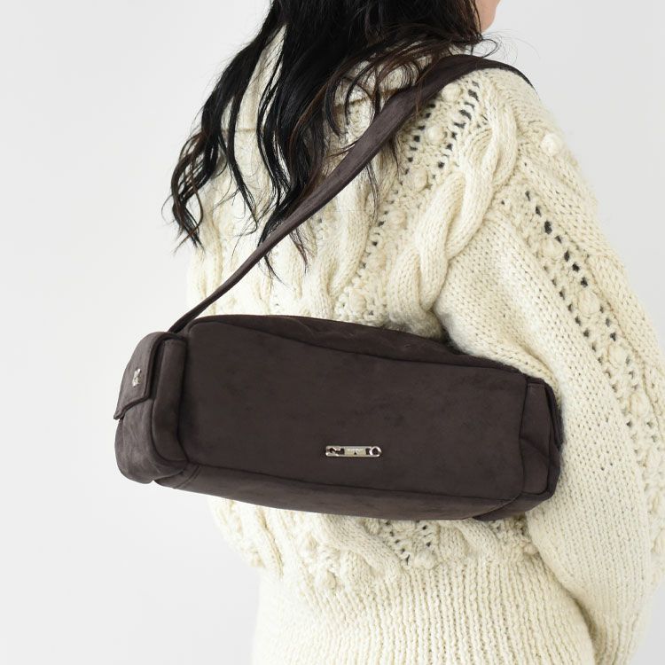 rectangle suede shoulder bag レクタングルスエードショルダーバッグ