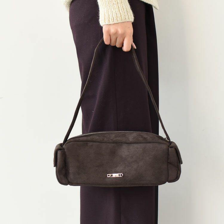 rectangle suede shoulder bag レクタングルスエードショルダーバッグ