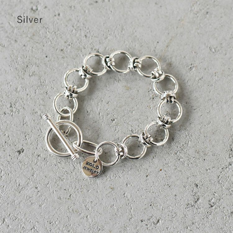Horn link Bracelet -12mm-/XOB019-17/XOLO JEWELRY（ショロジュエリー