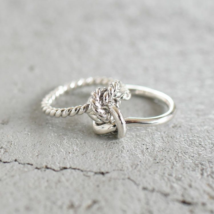 Double Knot Rope Ring