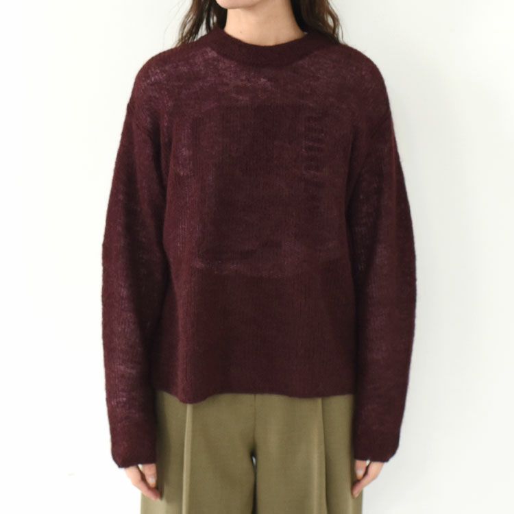 Mohair Ribbontie Knit モヘア リボンタイ ニット