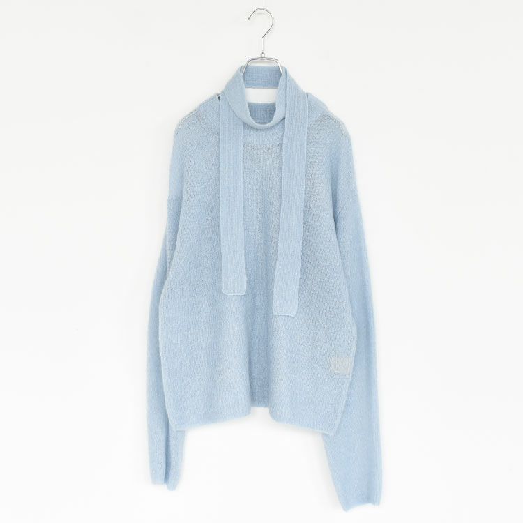 Mohair Ribbontie Knit モヘア リボンタイ ニット