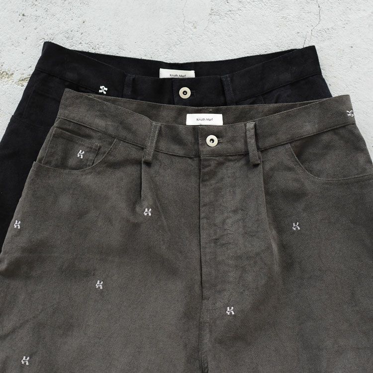 K motif velveteen pants(unisex) kモチーフベルベティーンパンツ