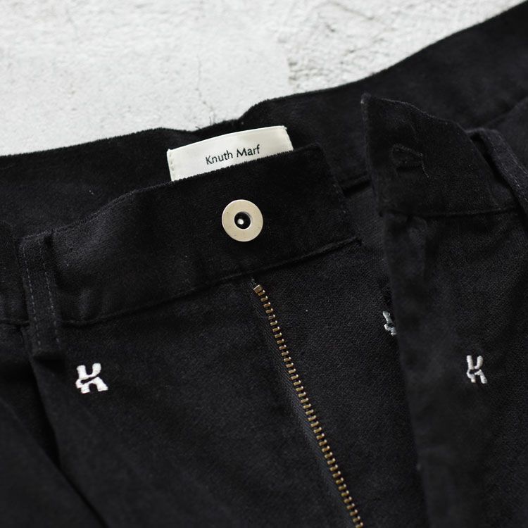 K motif velveteen pants(unisex) kモチーフベルベティーンパンツ