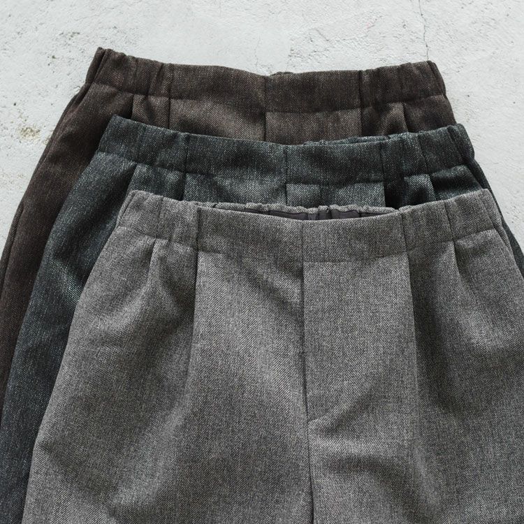 center press wide pants センタープレスワイドパンツ