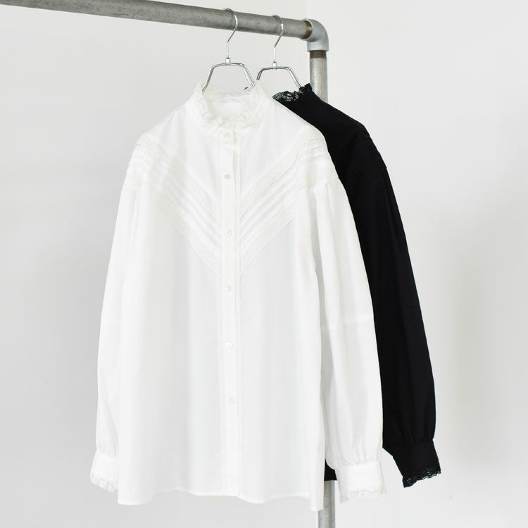 PIN-TUCK LACE BLOUSE ピンタック レースブラウス