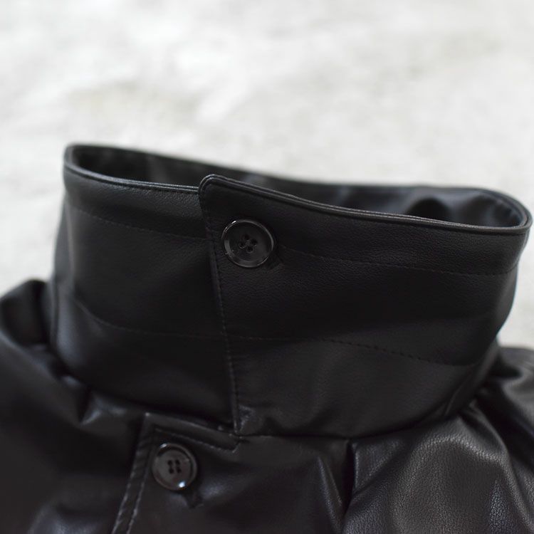 voluminous leather jacket(unisex) ボリューミナスレザージャケット