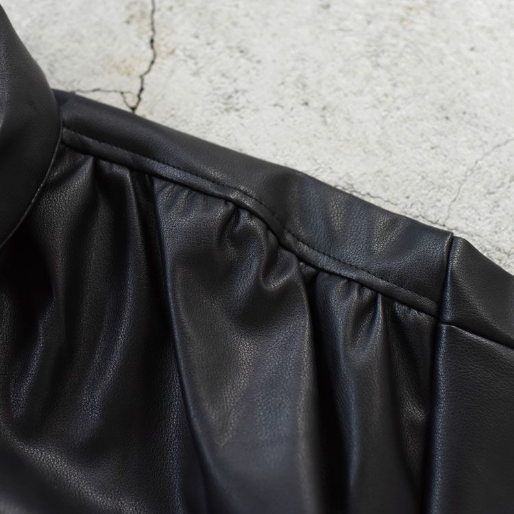 voluminous leather jacket(unisex) ボリューミナスレザージャケット