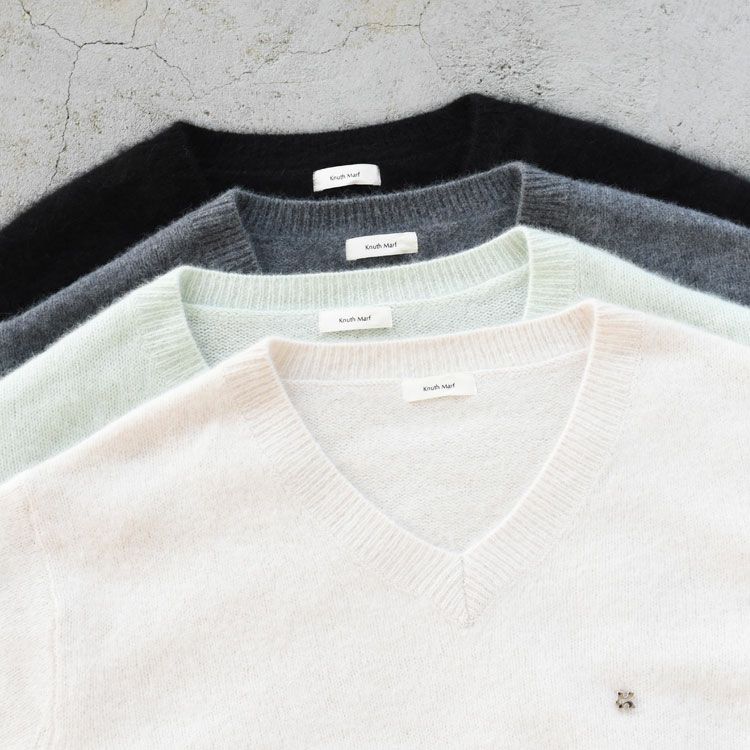 fox v-neck knit -xmas edition フォックスvネックニット